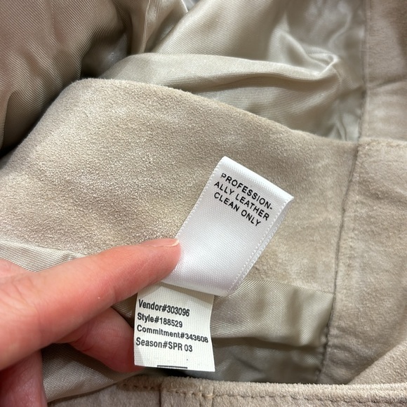 NWT Vintage Banana Republic Suede Bootcut Pants Size 10 - Picture 11 of 11